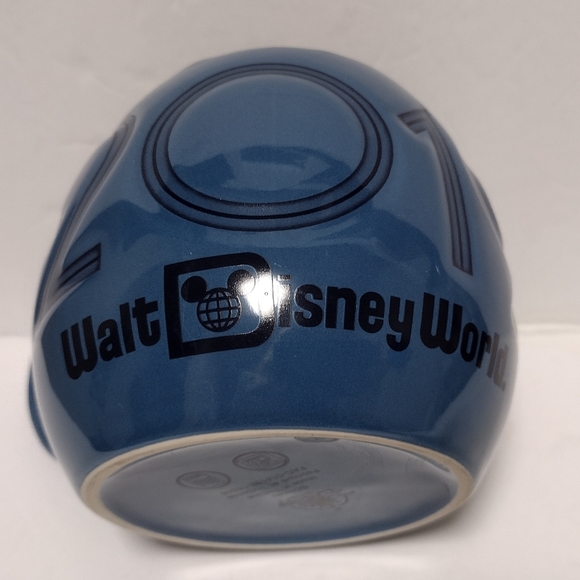 Walt Disney World Theme Park 2019 Large Blue Ceramic Mickey Mouse Coffee Mug Cup - Picture 5 of 6